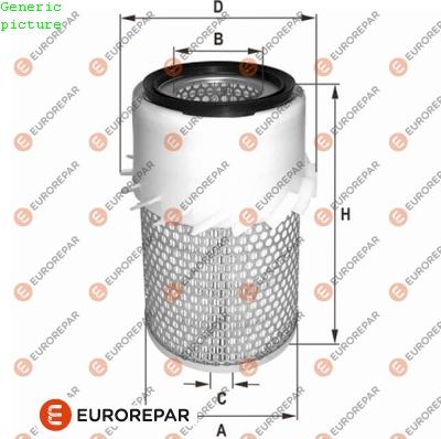 EUROREPAR 1680340480 - Въздушен филтър vvparts.bg