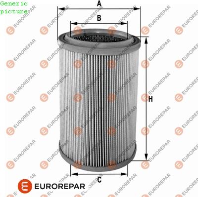 EUROREPAR 1680340280 - Въздушен филтър vvparts.bg