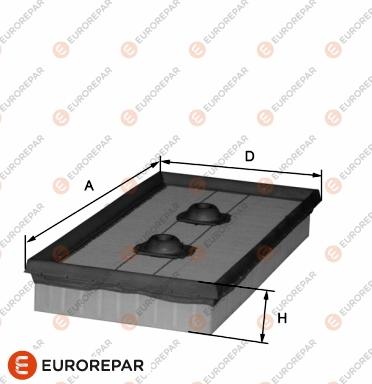 EUROREPAR 1680341780 - Въздушен филтър vvparts.bg