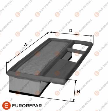 EUROREPAR 1680348680 - Въздушен филтър vvparts.bg