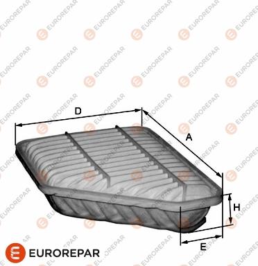 EUROREPAR 1680353280 - Въздушен филтър vvparts.bg