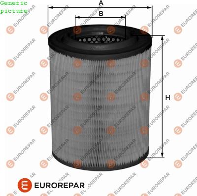 EUROREPAR 1680335580 - Въздушен филтър vvparts.bg