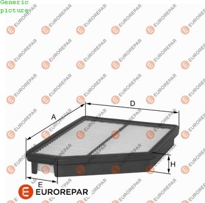 EUROREPAR 1680330380 - Въздушен филтър vvparts.bg