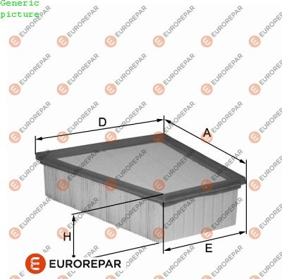 EUROREPAR 1680332780 - Въздушен филтър vvparts.bg