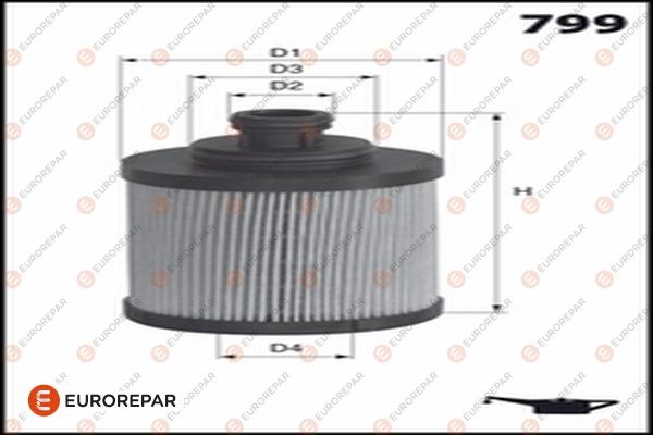 EUROREPAR 1682953880 - Маслен филтър vvparts.bg