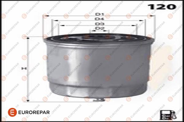 EUROREPAR 1682952780 - Горивен филтър vvparts.bg