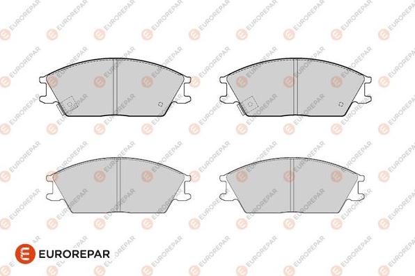 EUROREPAR 1682316880 - Комплект спирачно феродо, дискови спирачки vvparts.bg