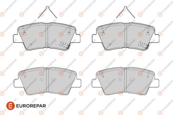 EUROREPAR 1682312780 - Комплект спирачно феродо, дискови спирачки vvparts.bg