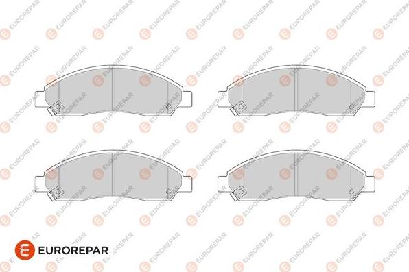 EUROREPAR 1682317180 - Комплект спирачно феродо, дискови спирачки vvparts.bg