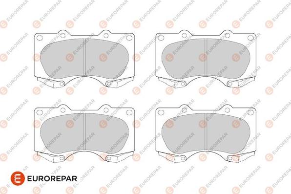 EUROREPAR 1682322180 - Комплект спирачно феродо, дискови спирачки vvparts.bg