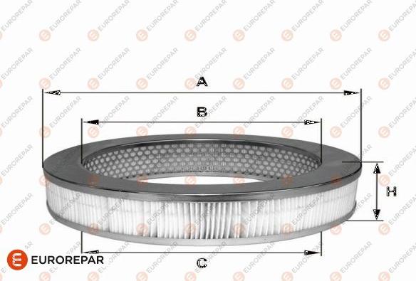 EUROREPAR 1682264080 - Въздушен филтър vvparts.bg