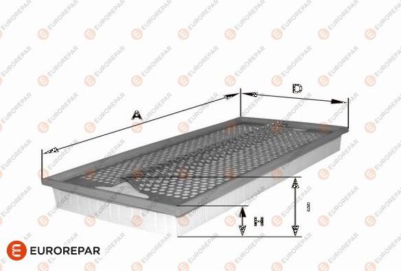 EUROREPAR 1682260380 - Въздушен филтър vvparts.bg