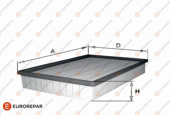 EUROREPAR 1682261980 - Въздушен филтър vvparts.bg