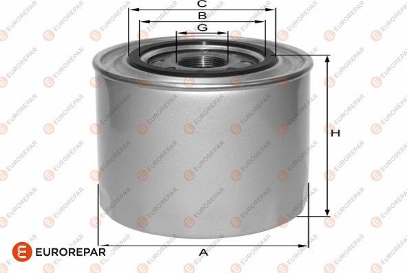 EUROREPAR 1682281080 - Маслен филтър vvparts.bg