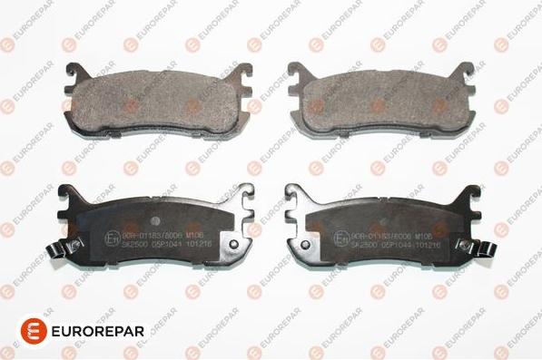 EUROREPAR 1639369880 - Комплект спирачно феродо, дискови спирачки vvparts.bg