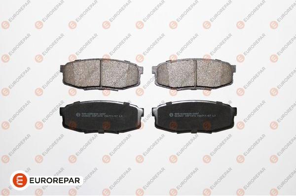 EUROREPAR 1639380980 - Комплект спирачно феродо, дискови спирачки vvparts.bg