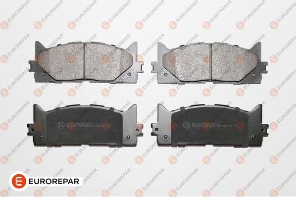 EUROREPAR 1639379180 - Комплект спирачно феродо, дискови спирачки vvparts.bg