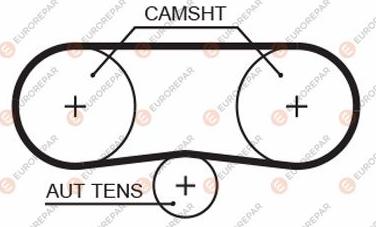 EUROREPAR 1633141880 - Ангренажен ремък vvparts.bg