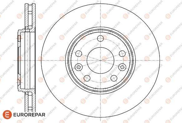 EUROREPAR 1620040780 - Спирачен диск vvparts.bg