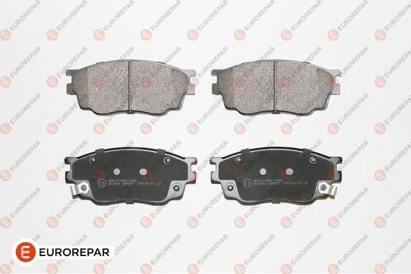 EUROREPAR 1623059580 - Комплект спирачно феродо, дискови спирачки vvparts.bg