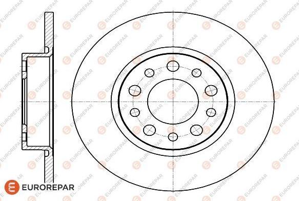 Pagid 54452PRO - Спирачен диск vvparts.bg