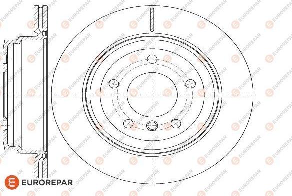 EUROREPAR 1622806880 - Спирачен диск vvparts.bg