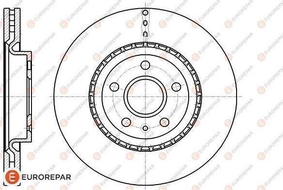 EUROREPAR 1622807980 - Спирачен диск vvparts.bg