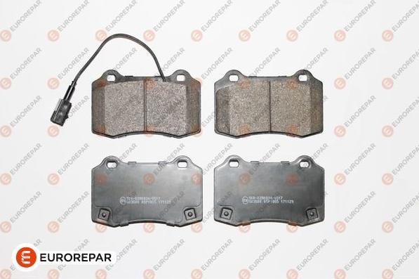 EUROREPAR 1675996080 - Комплект спирачно феродо, дискови спирачки vvparts.bg