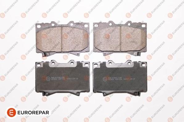 EUROREPAR 1675993780 - Комплект спирачно феродо, дискови спирачки vvparts.bg