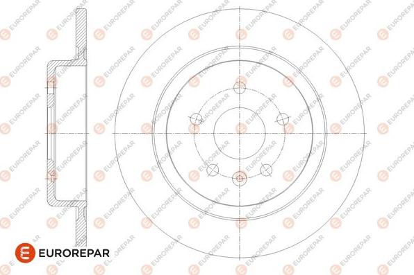 EUROREPAR 1676010880 - Спирачен диск vvparts.bg