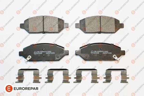 EUROREPAR 1673899080 - Комплект спирачно феродо, дискови спирачки vvparts.bg