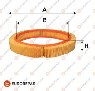 EUROREPAR E147074 - Въздушен филтър vvparts.bg