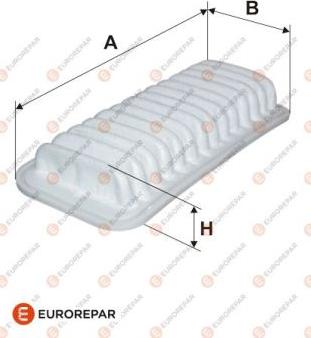 EUROREPAR E147249 - Въздушен филтър vvparts.bg