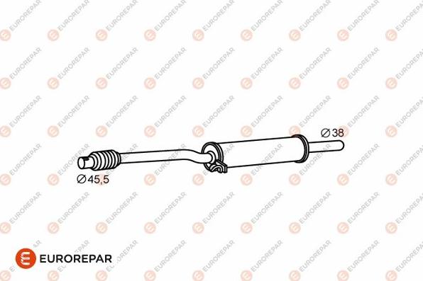 EUROREPAR E12830H - Средно гърне vvparts.bg