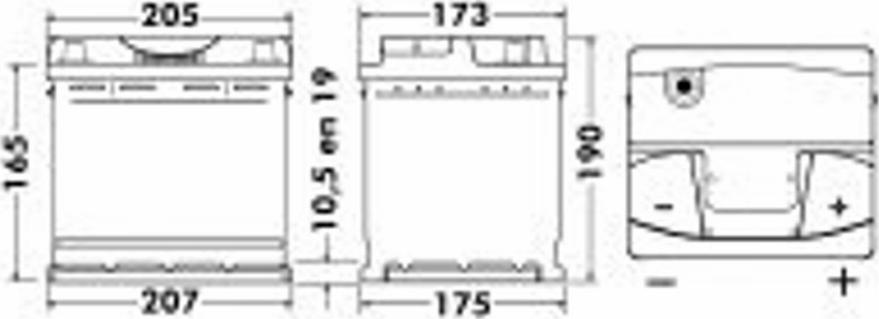 Exide 451 00 - Стартов акумулатор vvparts.bg