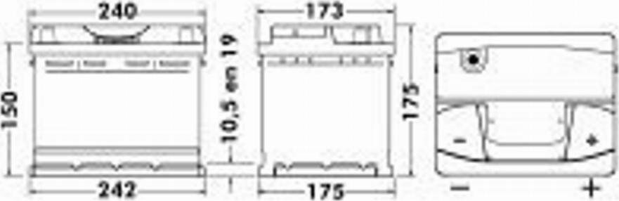 Exide 460 00 - Стартов акумулатор vvparts.bg