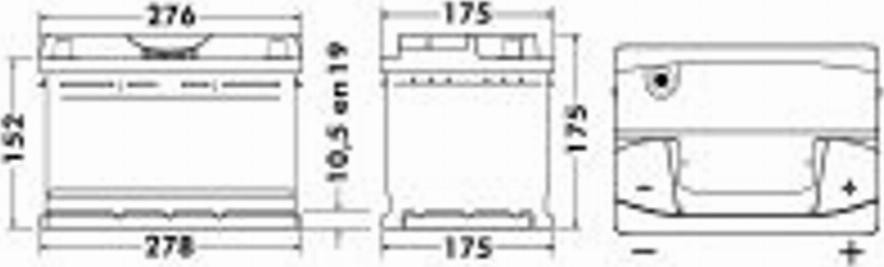 Exide 468 00 - Стартов акумулатор vvparts.bg