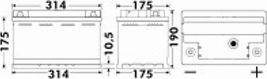 Exide 580 35 - Стартов акумулатор vvparts.bg