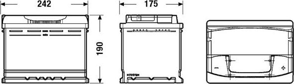 Exide EA640 - Стартов акумулатор vvparts.bg