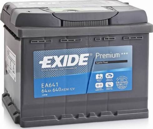 Exide EA641 - Стартов акумулатор vvparts.bg