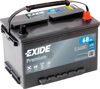 Exide _EA680 - Стартов акумулатор vvparts.bg