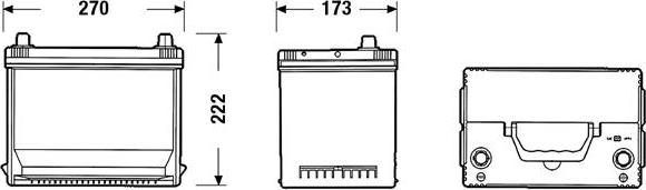 Exide EA754 - Стартов акумулатор vvparts.bg