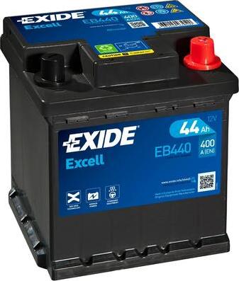 Exide EB440 - Стартов акумулатор vvparts.bg