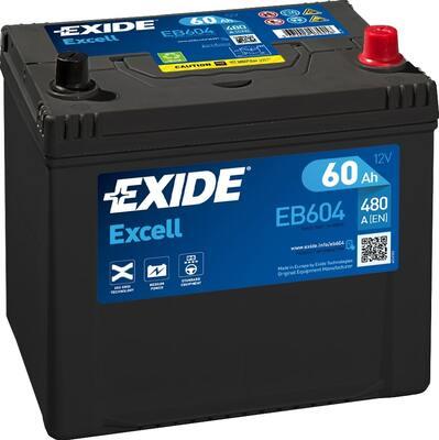 Exide EB604 - Стартов акумулатор vvparts.bg
