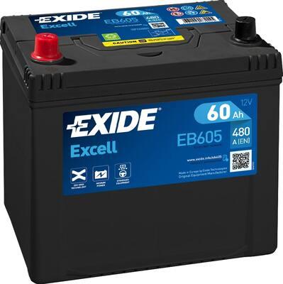 Exide EB605 - Стартов акумулатор vvparts.bg