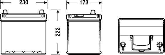 Exide EB605 - Стартов акумулатор vvparts.bg