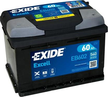 Exide EB602 - Стартов акумулатор vvparts.bg