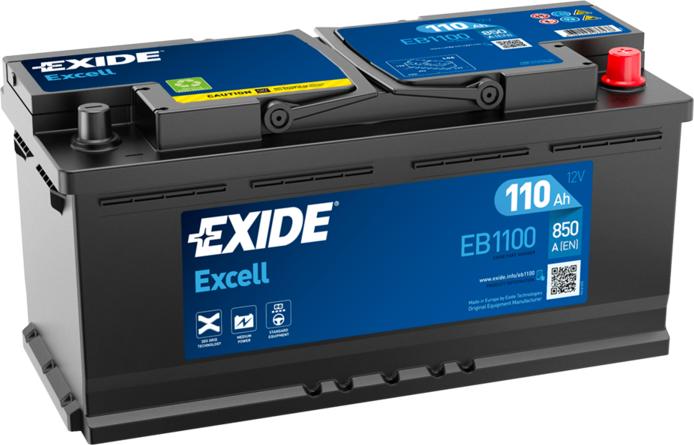Exide EB1100 - Стартов акумулатор vvparts.bg