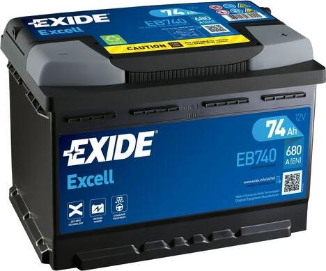 Exide EB740 - Стартов акумулатор vvparts.bg