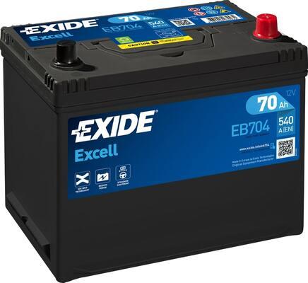 Exide EB704 - Стартов акумулатор vvparts.bg